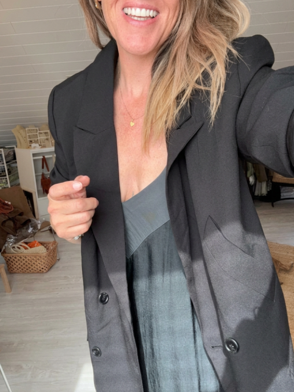 Robe longue en satin de viscose