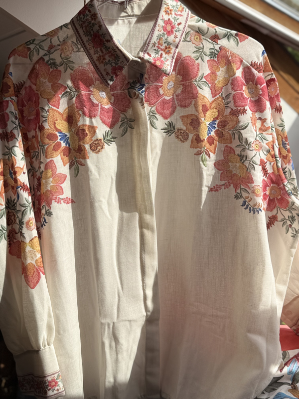 Chemise imprimé fleurs TU - Jasmin