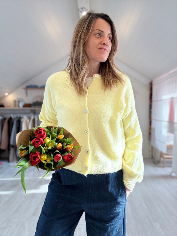 Gilet en alpaga super fine