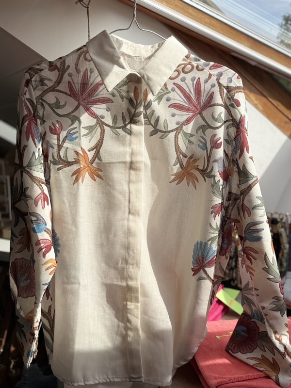 Chemise imprimé fleurs TU - Florence