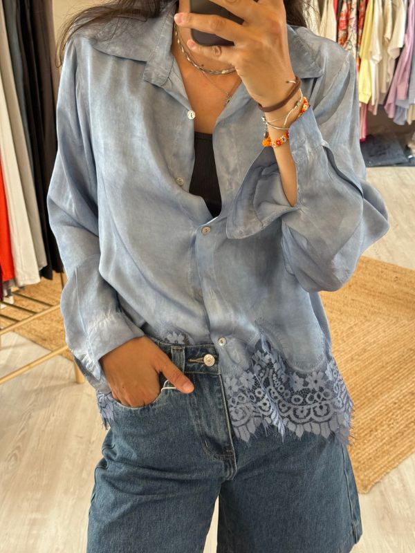 Chemise Viscose avec dentelle