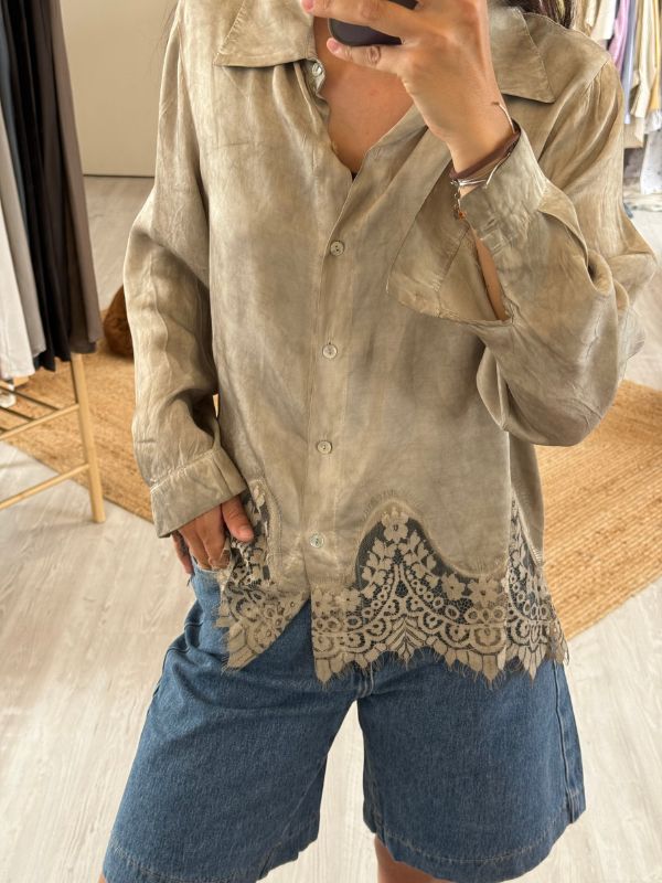Chemise Viscose avec dentelle