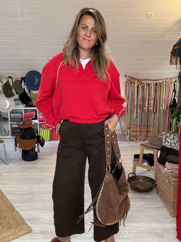 Veste demi-Zip Effet sweat