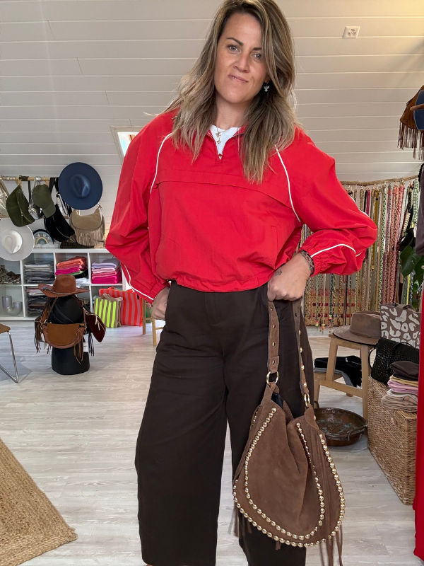 Veste demi-Zip Effet sweat