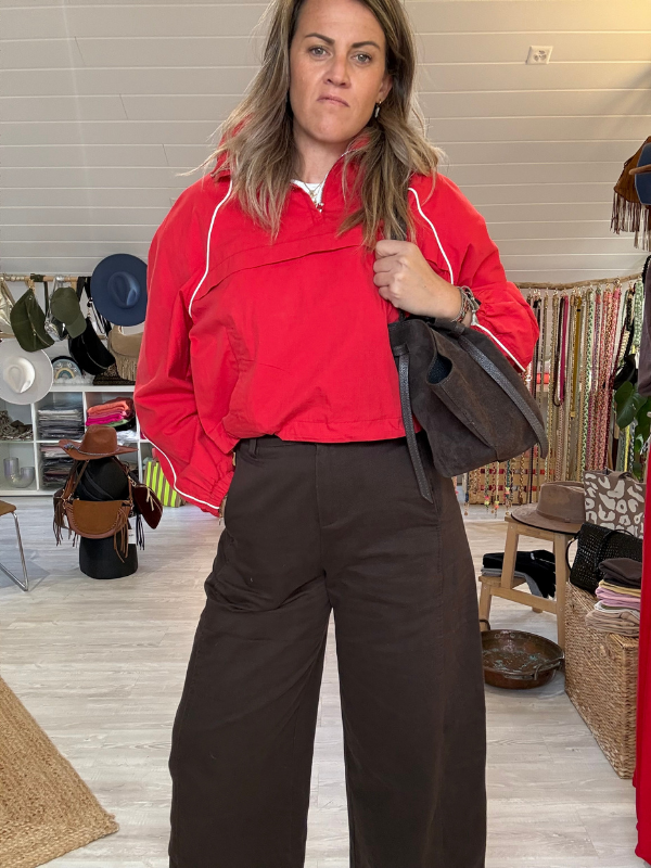 Veste demi-Zip Effet sweat
